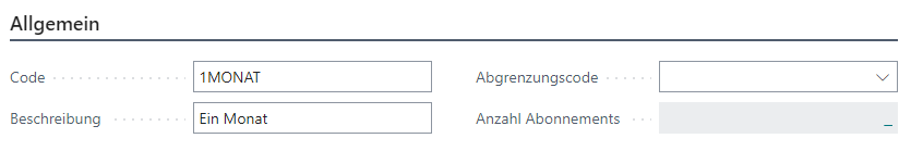 Abrechnungsintervall Aktiviert